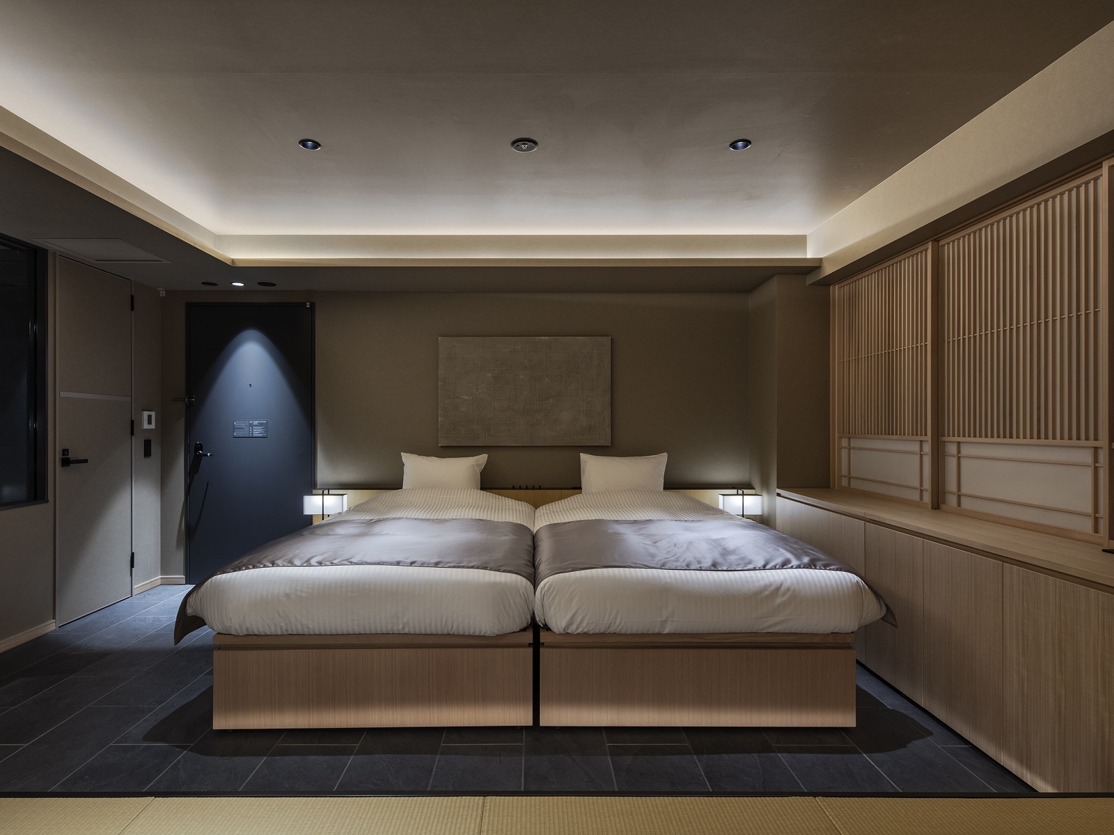 hotel tou nishinotoin kyoto touプレミアムツイン　35㎡　ベッド幅120ｃｍ