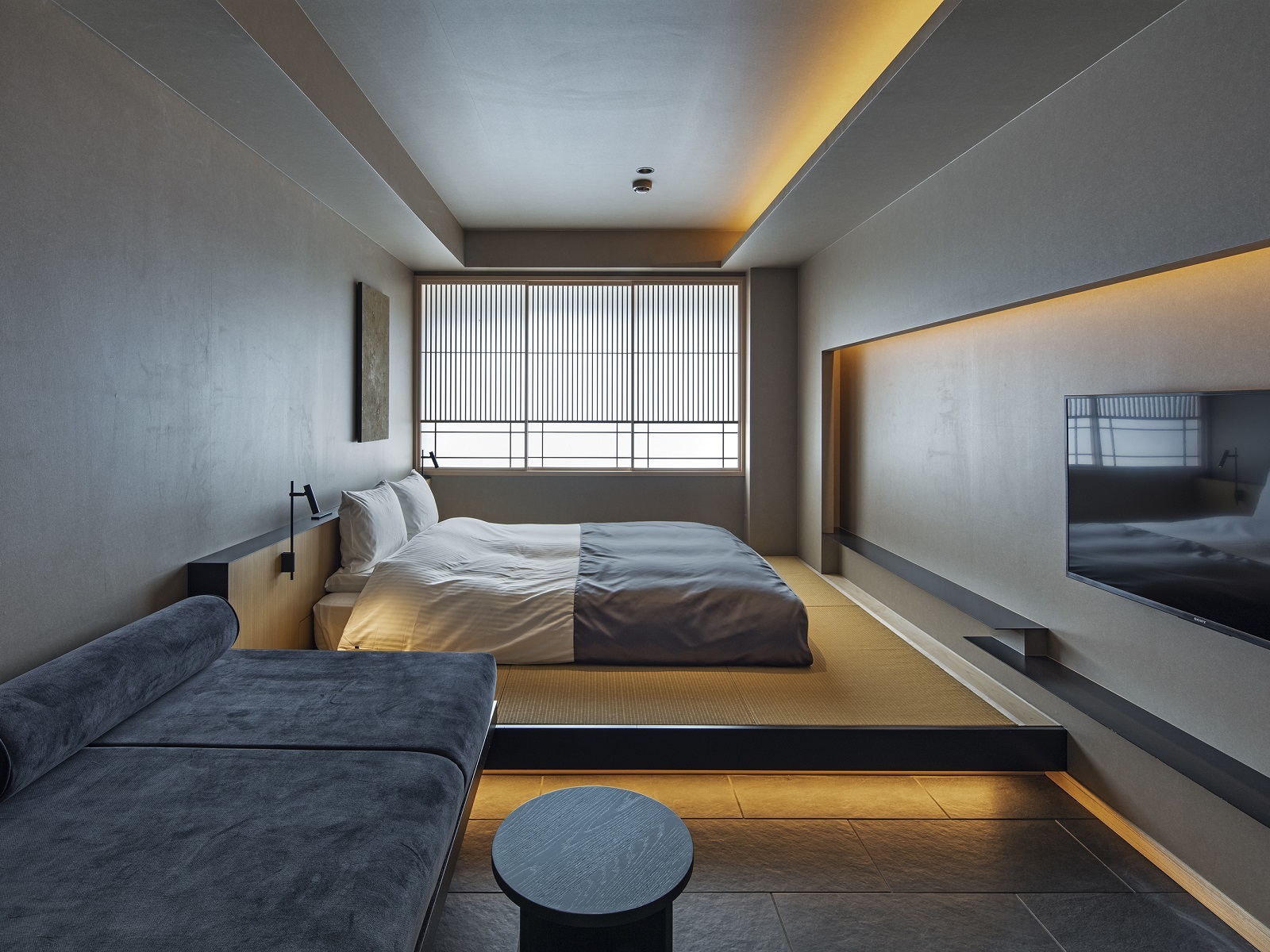 hotel tou nishinotoin kyoto スーペリアクイーン 21㎡　　ベッド幅160ｃｍ