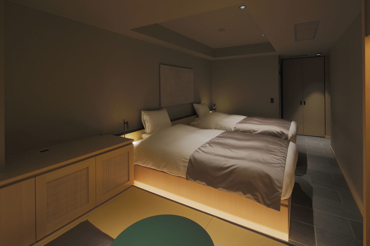 hotel tou nishinotoin kyoto スーペリアツイン　23㎡　 ベッド幅120ｃｍ