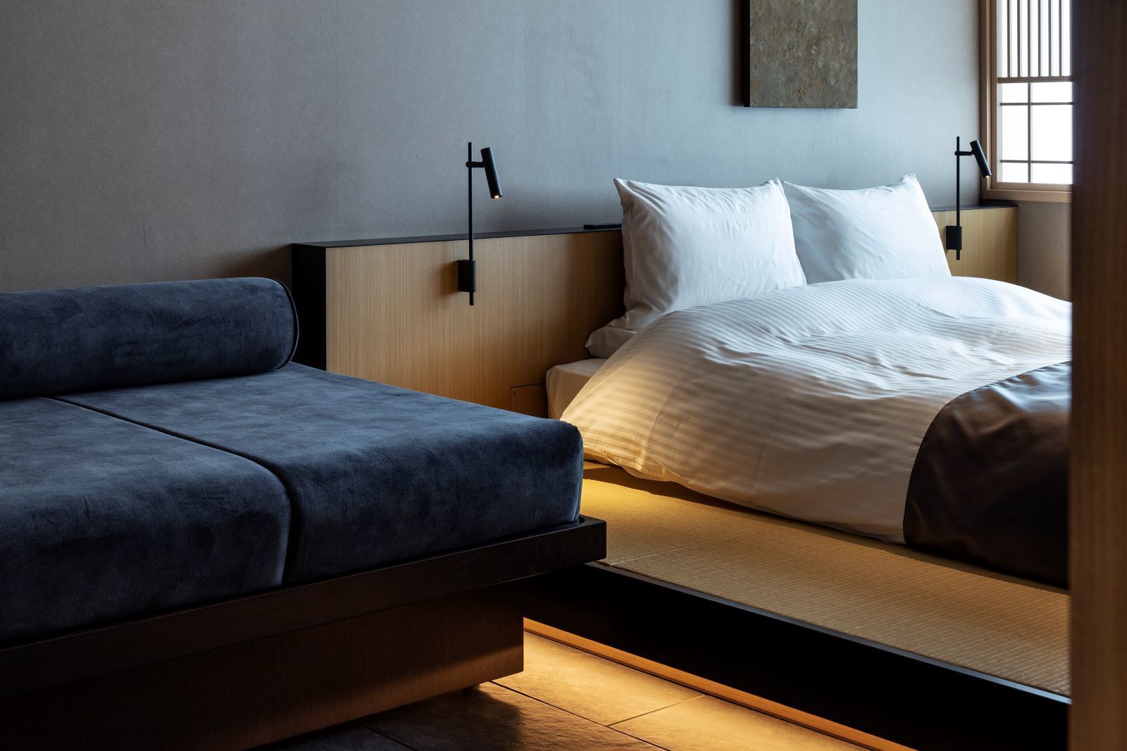 hotel tou nishinotoin kyoto スーペリアクイーン 21㎡　　ベッド幅160ｃｍ