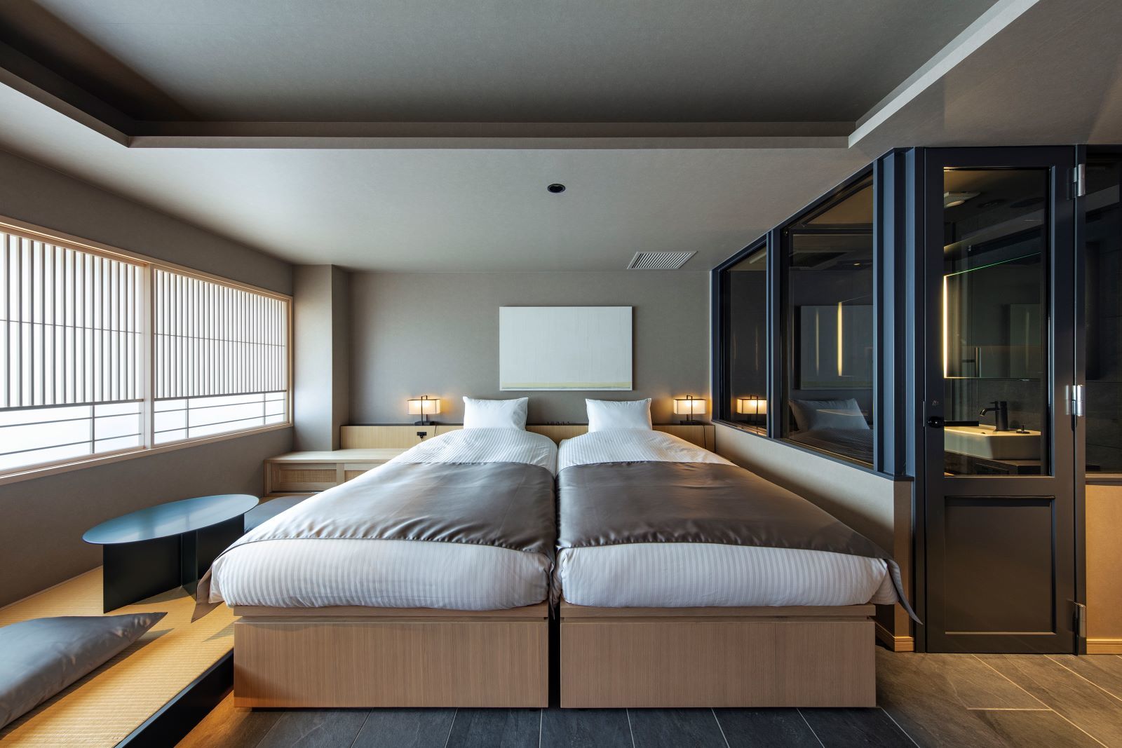 hotel tou nishinotoin kyoto デラックスツイン　23㎡　 ベッド幅110cm