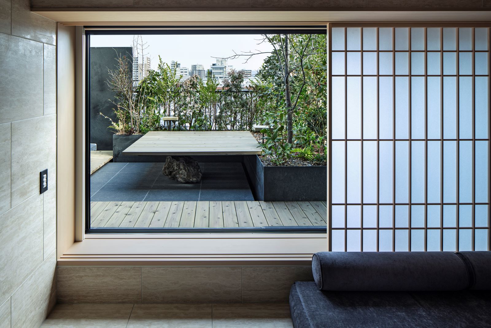 hotel tou nishinotoin kyoto テラス付touプレミアムキング　テラス２