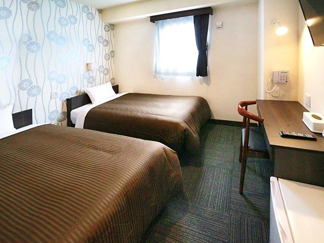 ホテルトレンドJR宇治駅前 ツインルーム【110cm幅ベッド2台】