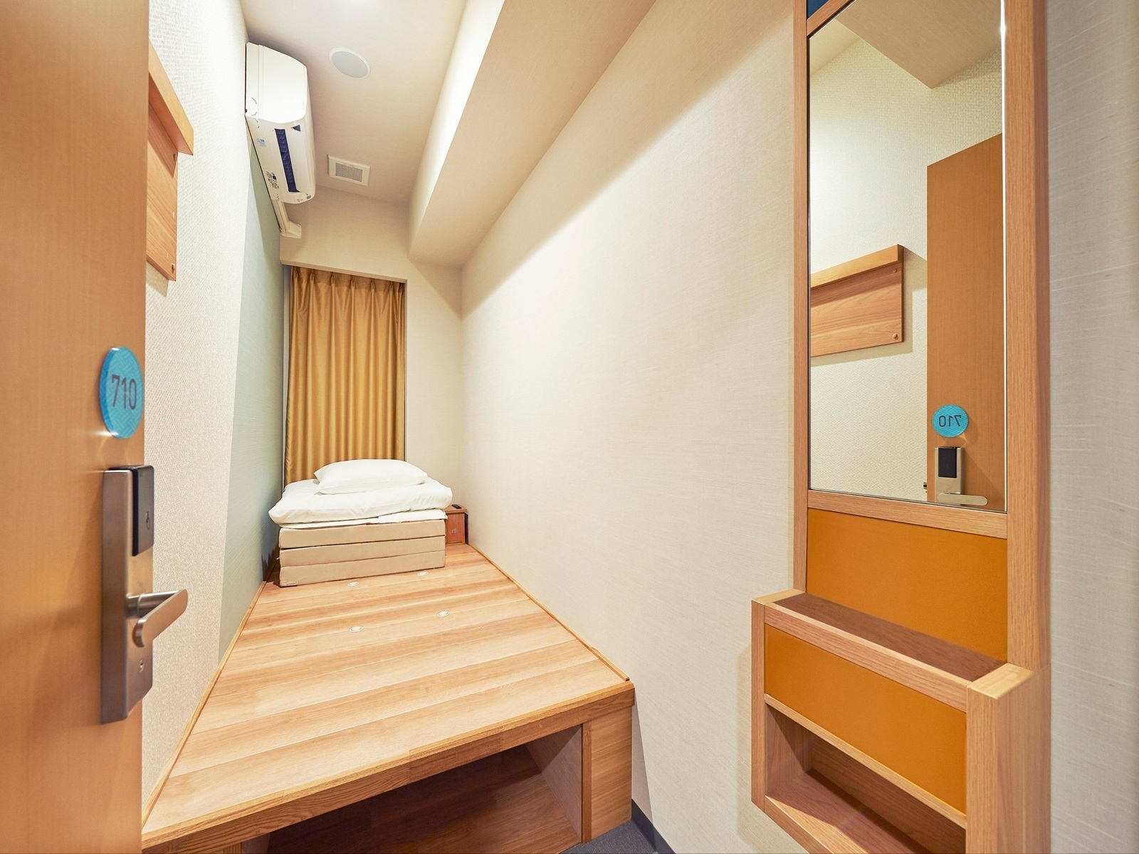 THE POCKET HOTEL京都烏丸五条 シングル２（デスク無し）