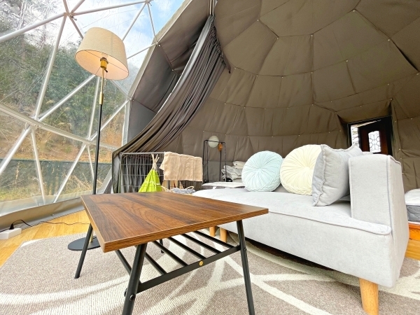 glampark けぶりかわ 【ドッグラン付】ワンちゃんと楽しむ｜コンロ付き持ち込みOK・食事なし素泊まりプラン