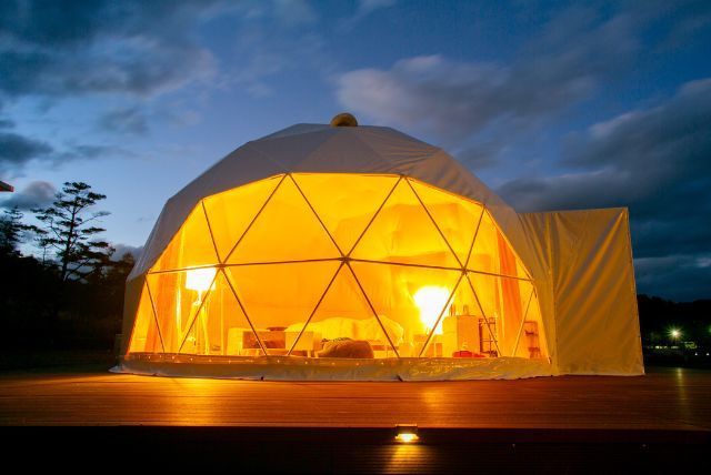 glampark けぶりかわ 丹波赤鶏と自家製野菜を堪能！けぶりかわ農園ご当地BBQプラン｜1泊2食付き