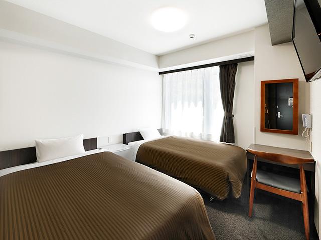 ホテルトレンドあべの天王寺 ツインルーム【120cm幅ベッド2台】