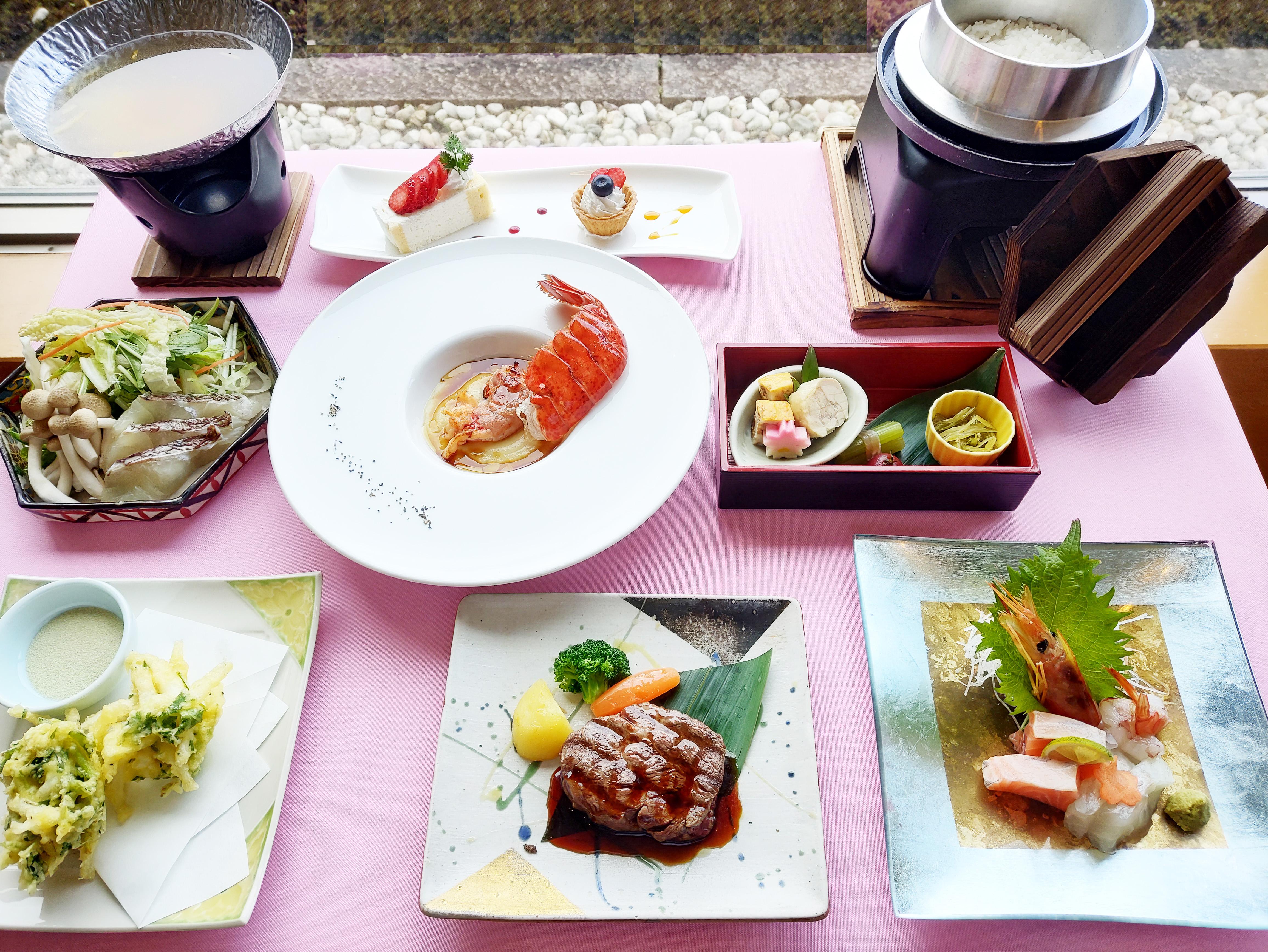 ベルビューガーデンホテル関西空港 組数限定! 夕食は庭園眺望の半個室確約！【一泊二食付きプレミアム和洋会席満喫プラン】