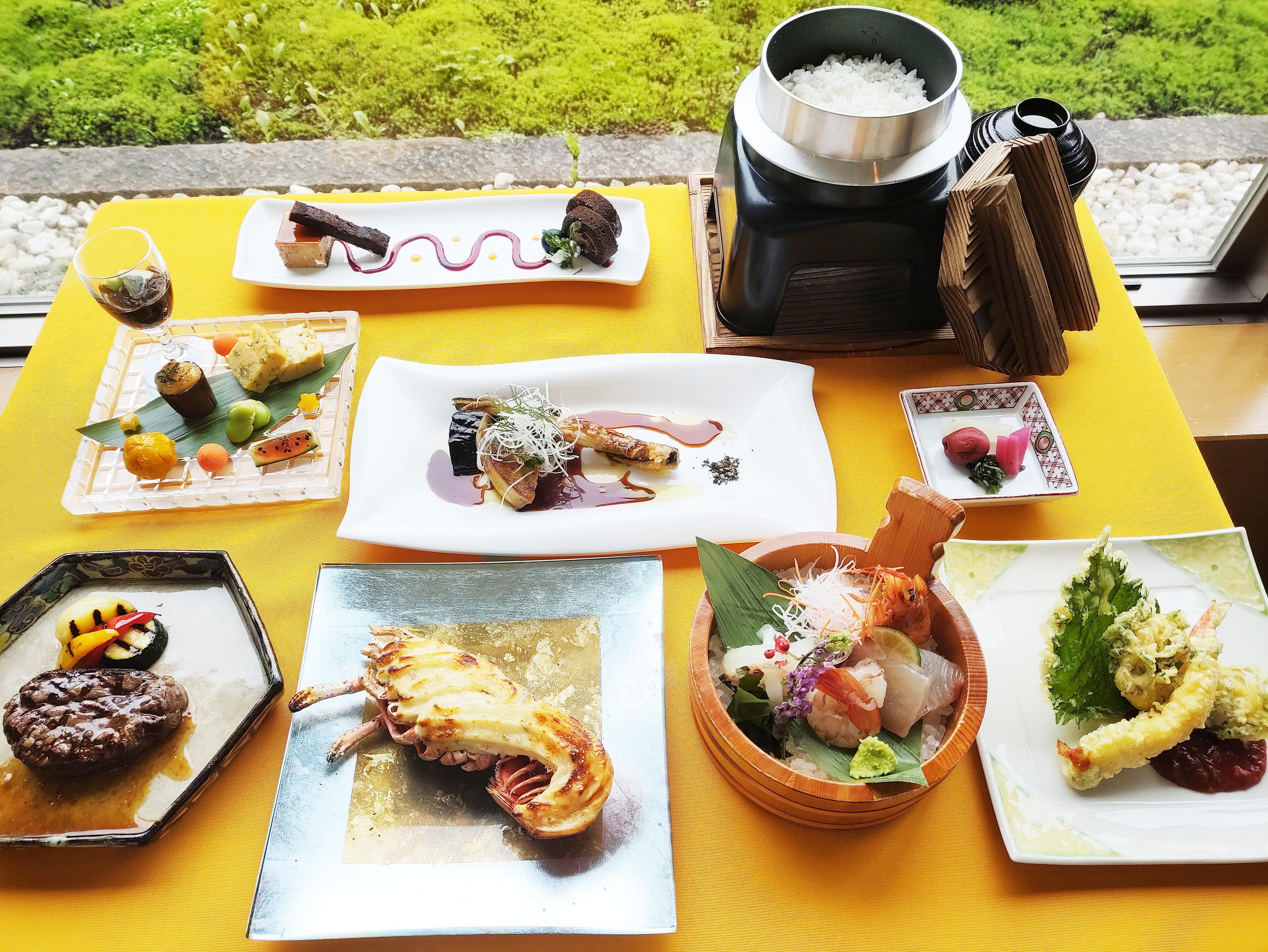 ベルビューガーデンホテル関西空港 【駐車場1週間無料特典】夕食は庭園眺望の半個室確約！プレミアム和洋会席満喫プラン(朝食付き)