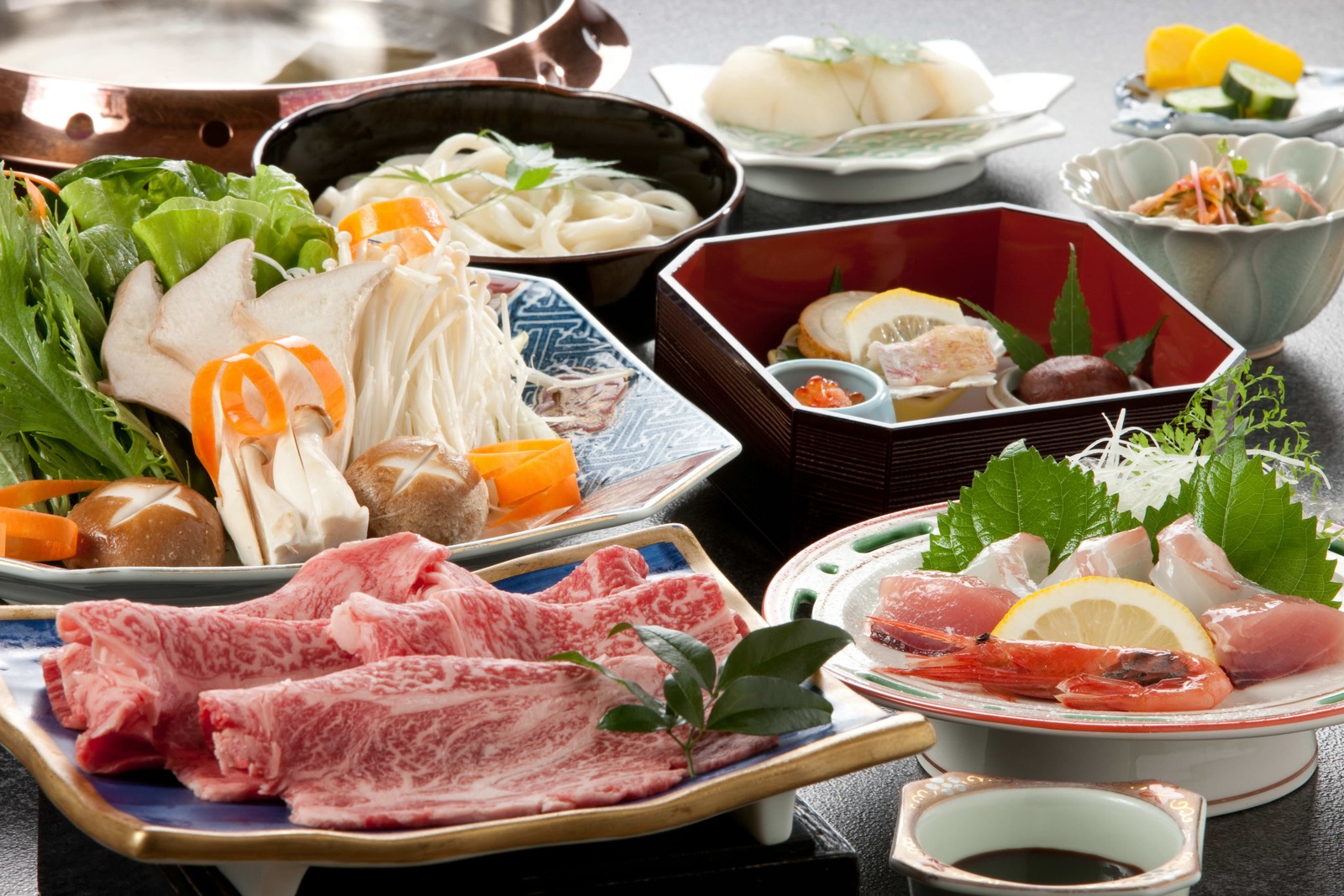 心の宿　三國屋 都心では出せない価格で最高のものを☆ブランド牛【但馬牛】のとろけて消える極旨ロースしゃぶしゃぶ会席♪