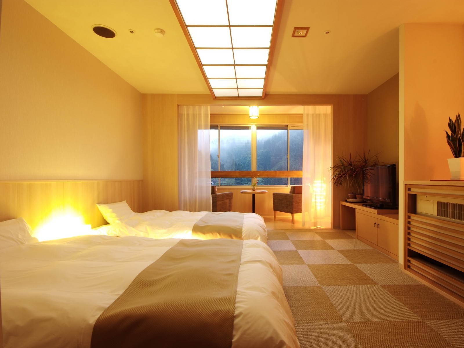 山陰湯村温泉　湧泉の宿　ゆあむ 部屋画像1