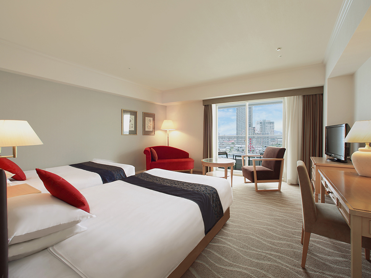 神戸メリケンパークオリエンタルホテル スタンダードツイン ウエストビュー