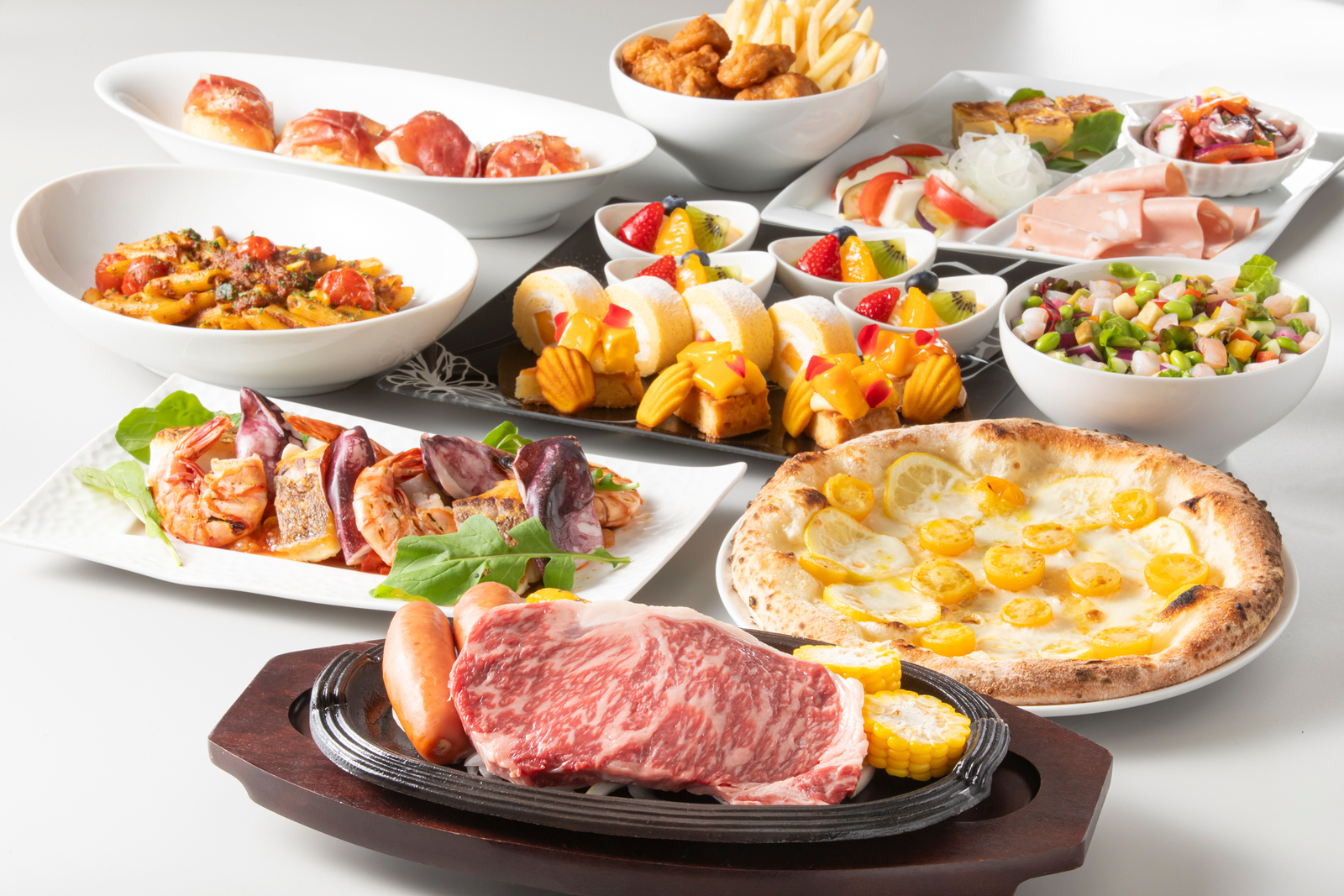 シーサイドホテル舞子ビラ神戸 【2食付】◆「キーウエスト」サマープレミアム◆ワンランク上の豪華料理＋ピッツァ食べ放題＆飲み放題付き