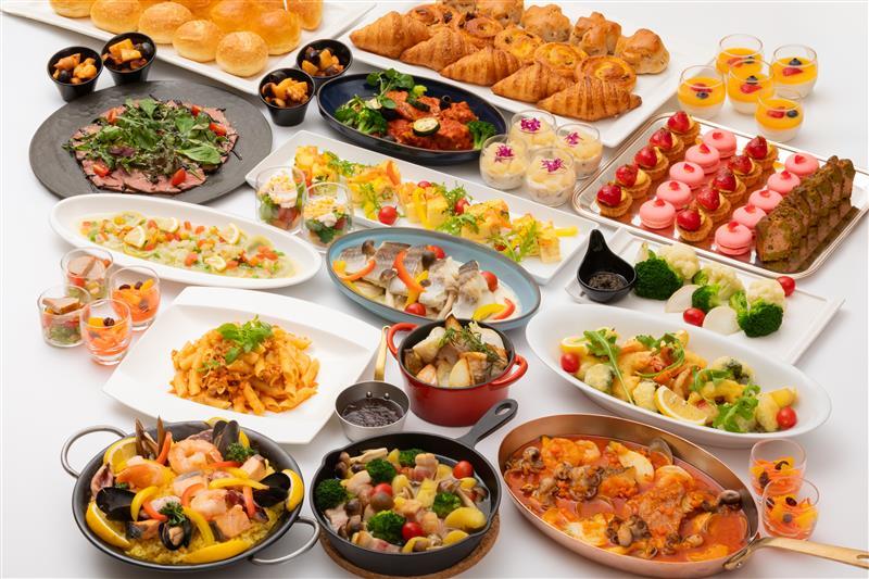 シーサイドホテル舞子ビラ神戸 【2食付】◆「サントロペ」ディナーブッフェ◆1～2月限定☆スパニッシュ・イタリアンフェア開催！