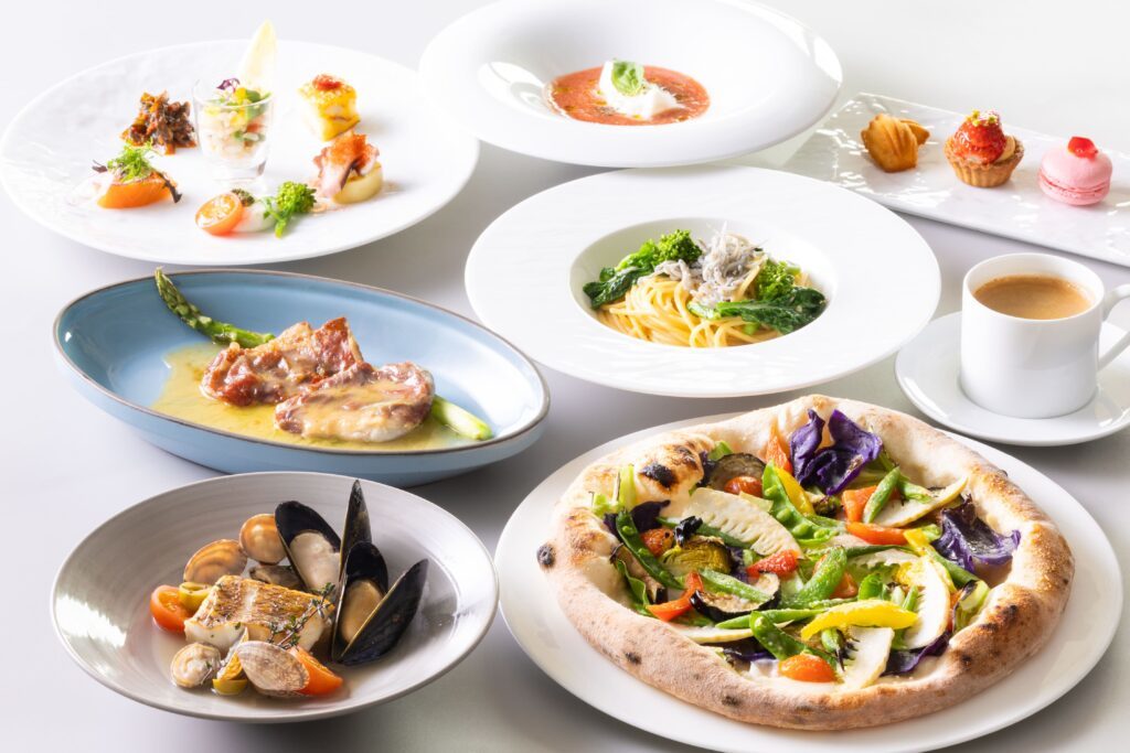 シーサイドホテル舞子ビラ神戸 【2食付】3～5月限定◆「キーウエスト」Dinner Course◆Raccolta-ラコルタ-春の美食が織りなす至福の時間