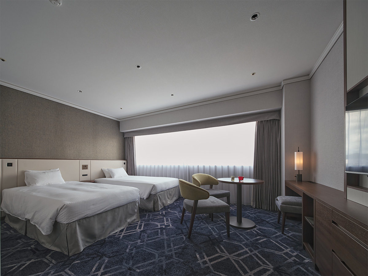 ホテル日航姫路 【プレミアツイン】4名様までご利用いただけるため、ファ...