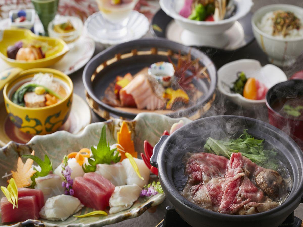 亀の井ホテル　有馬 【土地の恵み会席】季節を感じていただける旬の食材を取り入れた会席