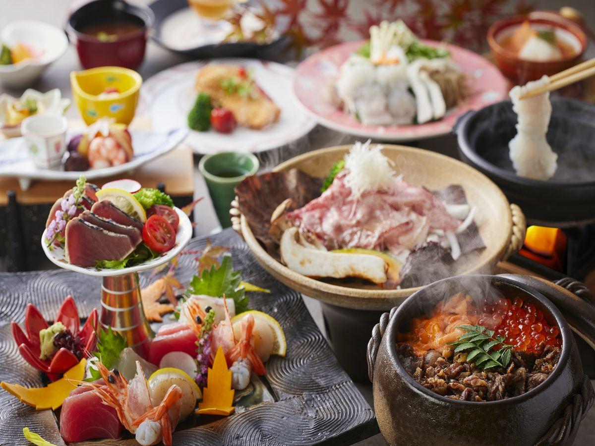 亀の井ホテル　有馬 【特別会席】土鍋ごはん付き。“ひょうごの匠”料理長厳選の食材で彩る贅沢な会席