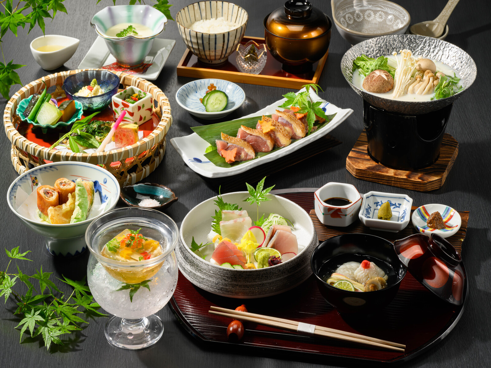 ホテルアジール・奈良 【大和会席～古都の彩～】奈良食材をふんだんに使った日本料理で、夏の奈良旅を食から満喫（夕・朝食付）