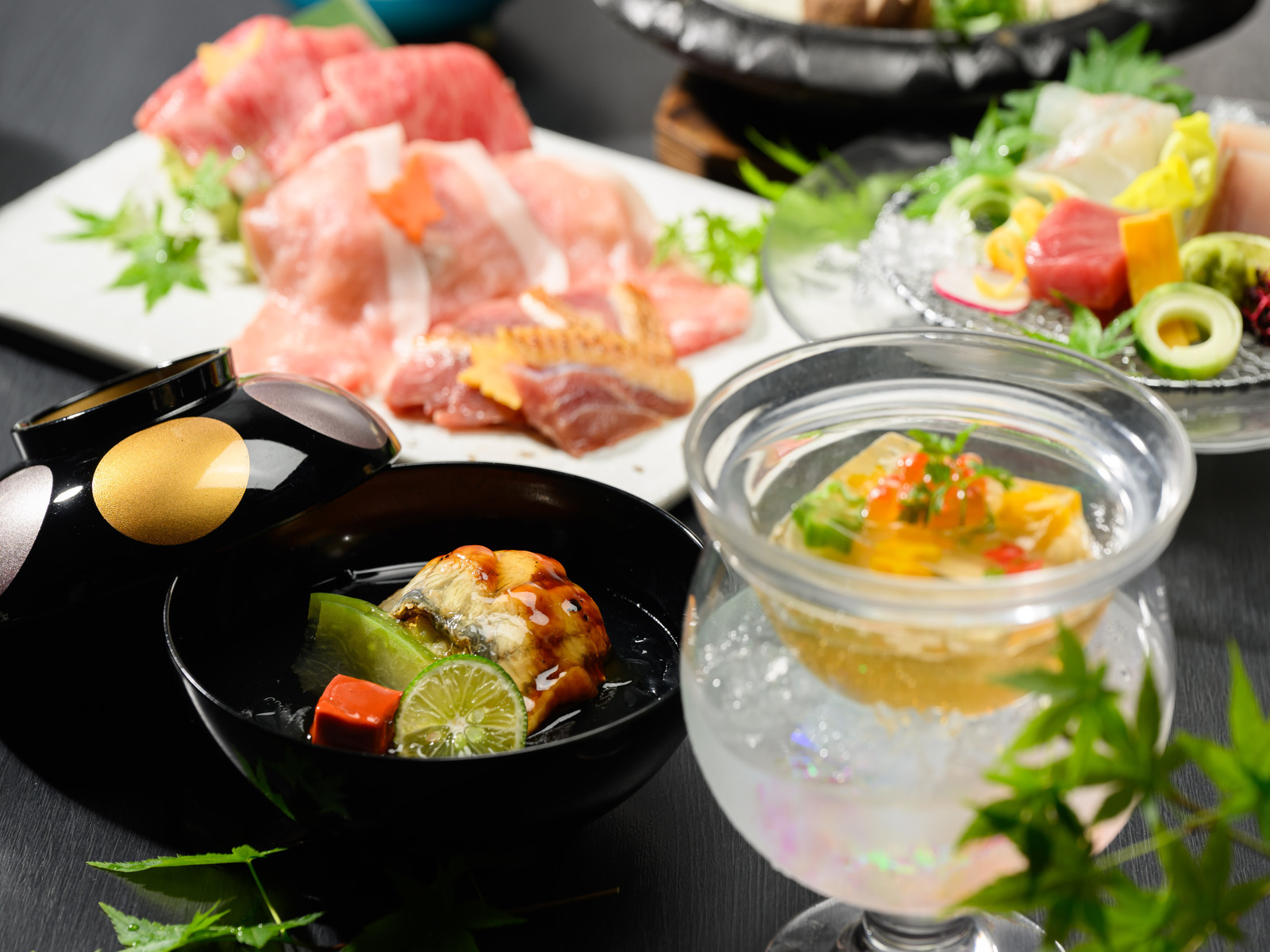 ホテルアジール・奈良 【かがりや会席～大和の恵～】奈良特産「大和牛・大和ポーク・大和肉鶏」を食す夏の贅沢時間（夕・朝食付）