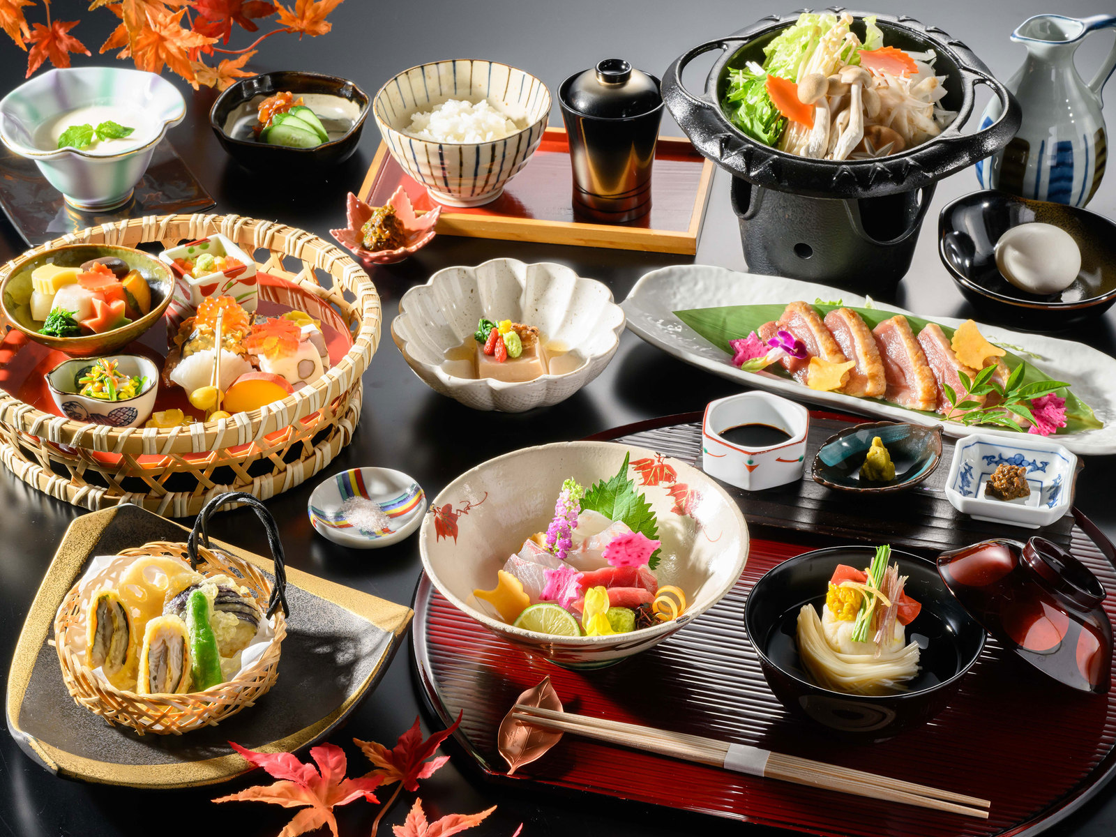 ホテルアジール・奈良 【大和会席～古都の彩～】奈良食材をふんだんに使った日本料理で、秋の奈良旅を食から満喫（夕・朝食付）