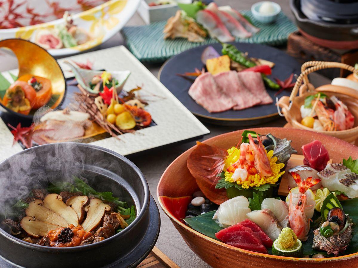 亀の井ホテル　奈良 【極み会席】土鍋御飯付き奈良の名産品とブランド食材を味わう会席