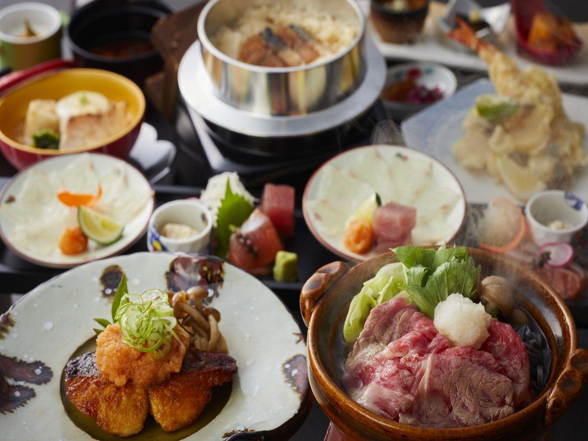 亀の井ホテル　大和平群 【土地の恵み会席】旬の味覚を取り入れ素材の旨味を味わう会席プラン