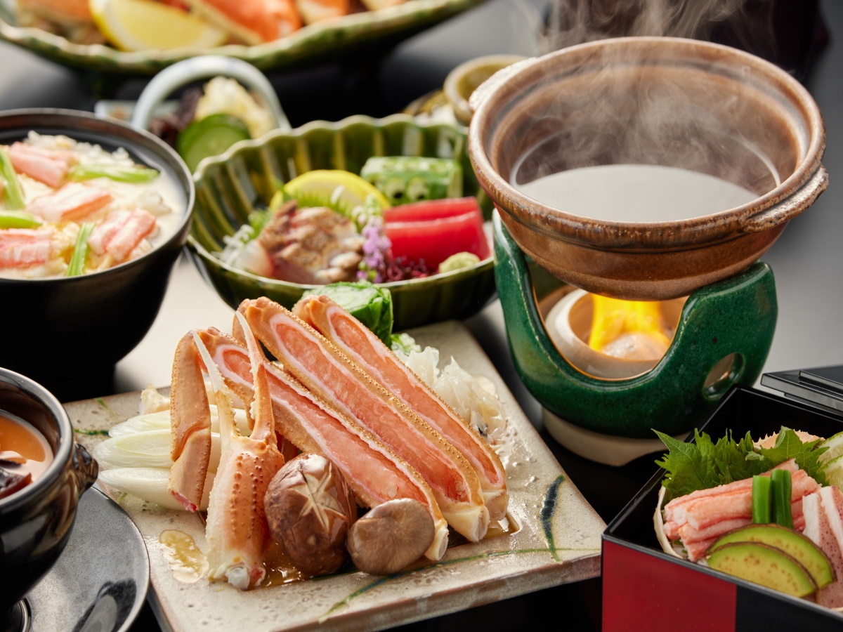 皆生風雅 【早期割×お部屋食】30日前までのご予約で冬季限定カニ尽くしをお得に堪能＜◎特選蟹会席／お部屋＞