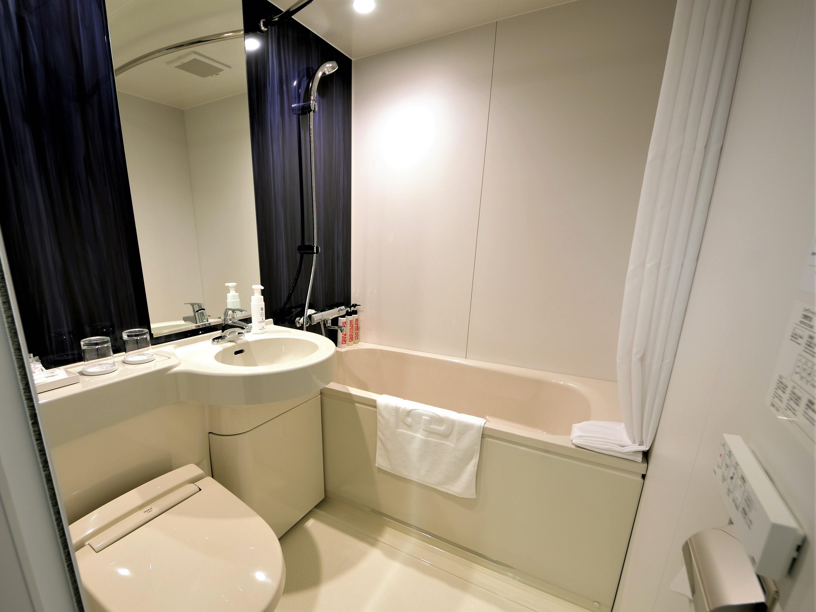 グリーンリッチホテル鳥取駅前　人工温泉・二股湯の華 ツインA　２１㎡■ユニットバス