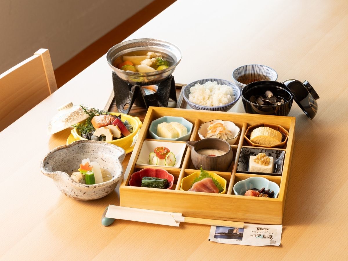 湯喜望　白扇 【朝食のみ】山陰の恵みで 目覚めを愉しむ朝時間＜朝食付き＞（共通）