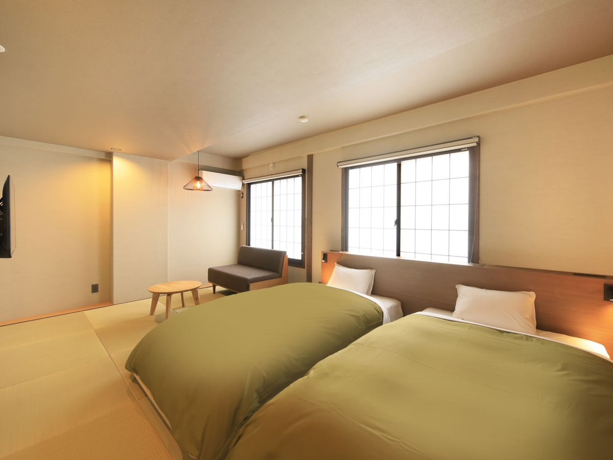 ゆとりろ津和野 【和室ツイン】定員4名様のお部屋です（一例）