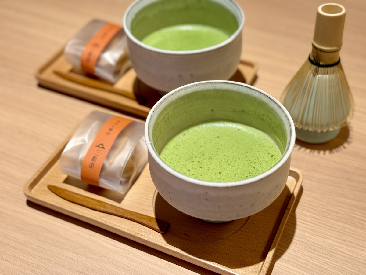 ゆとりろ津和野 【湯室別館】別館客室限定のお抹茶（一例）