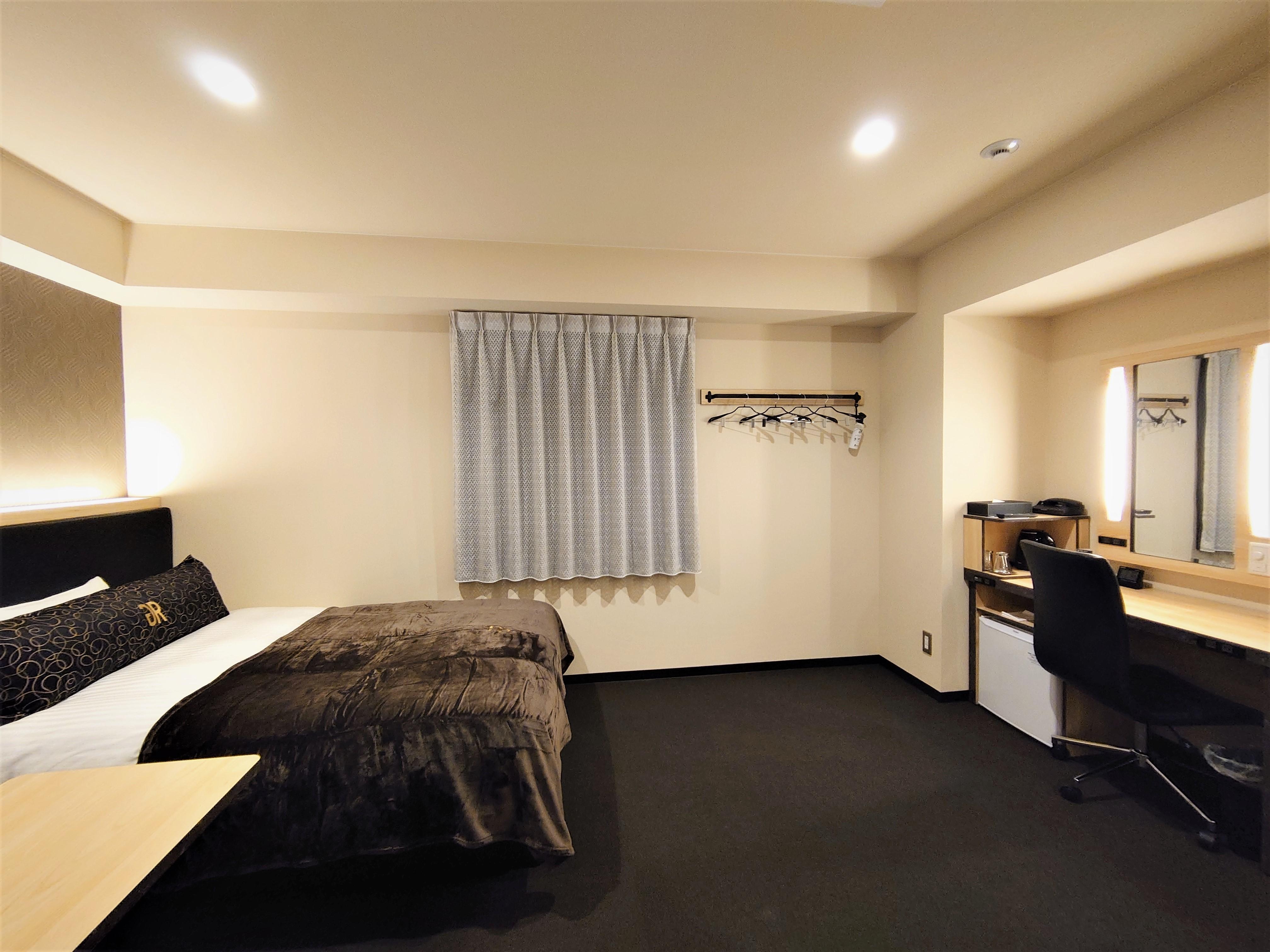 グリーンリッチホテル松江駅Across　人工温泉・二股湯の華 ユニバーサルシングル　25㎡■140cmベッド■バリアフリー対応