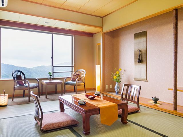 四季の宿　さひめ野 【パノラマビュー】和室（6畳＋広縁2畳）