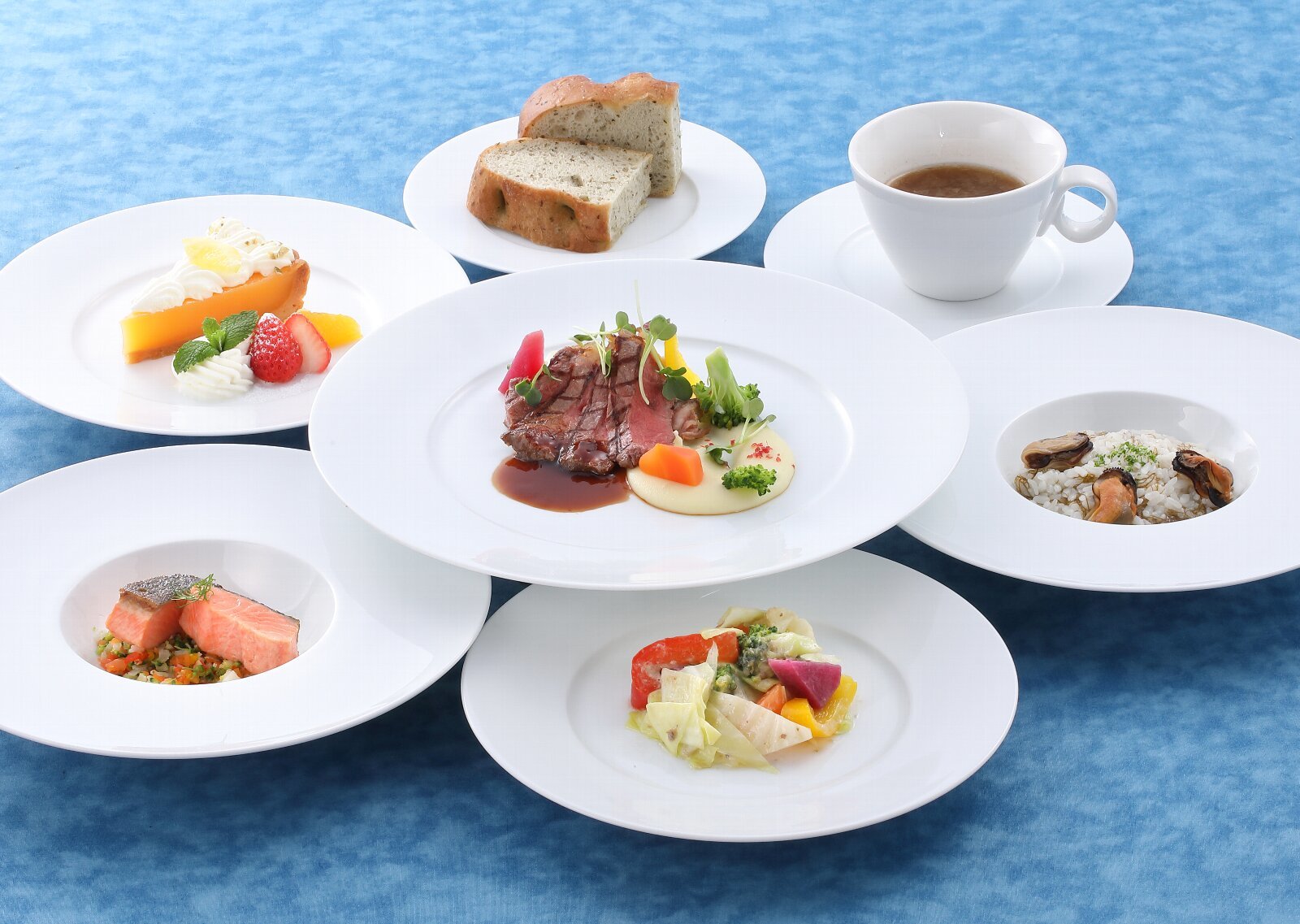 安芸グランドホテル 【スタンダードプラン】洋食コース「スタンダードディナー」のご夕食 天然温泉大浴場 駐車場無料！