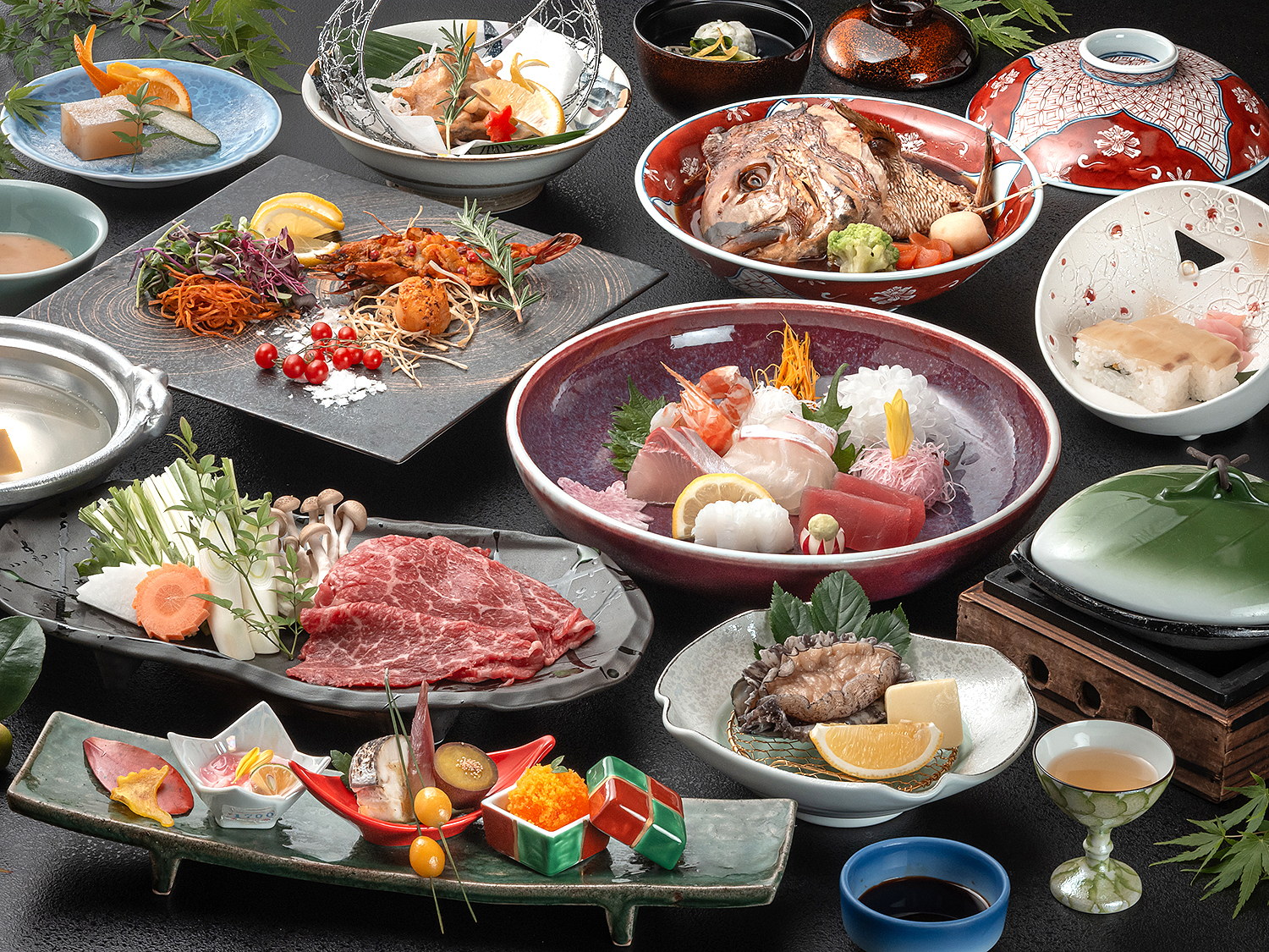 萩本陣 【特選なごみ会席】～錦秋の美味を味わう、贅を尽くした特選会席～
