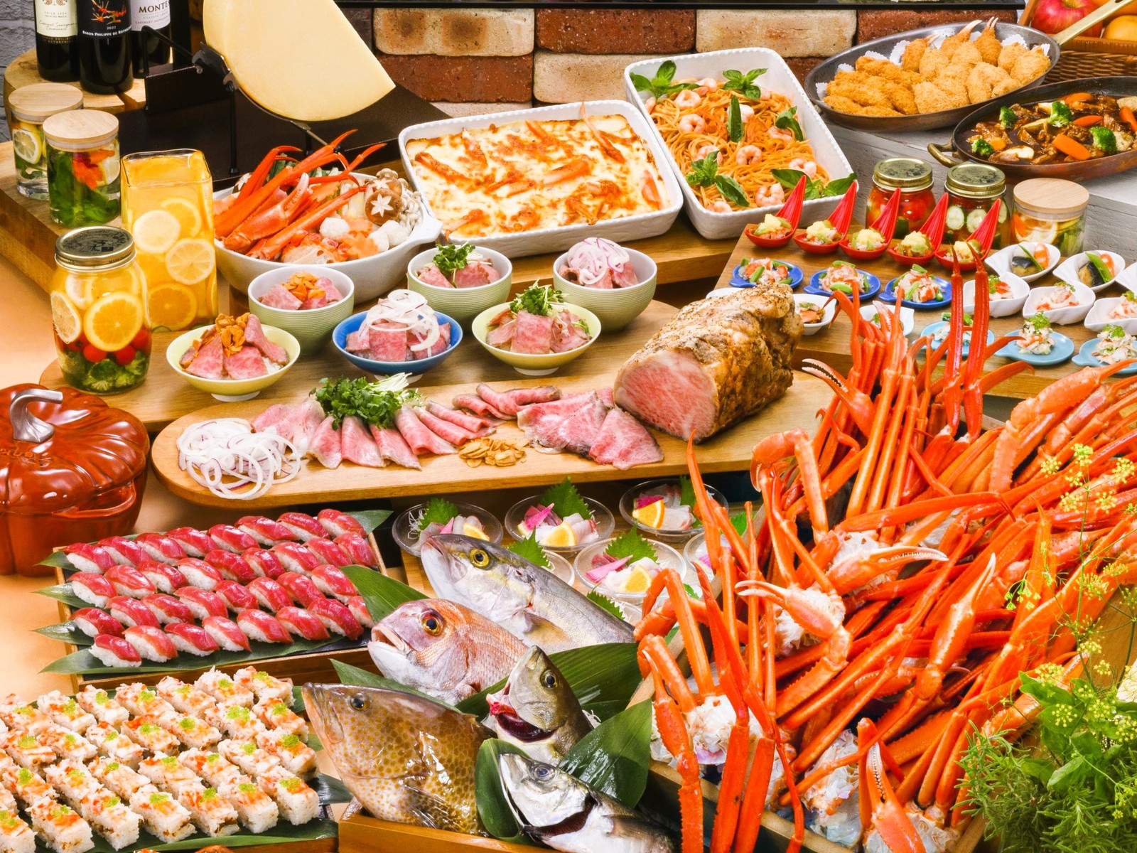 ホテル西長門リゾート 期間限定★プリプリ海鮮を満喫！【エビ・カニ祭り】ごちそうバイキング宿泊プラン