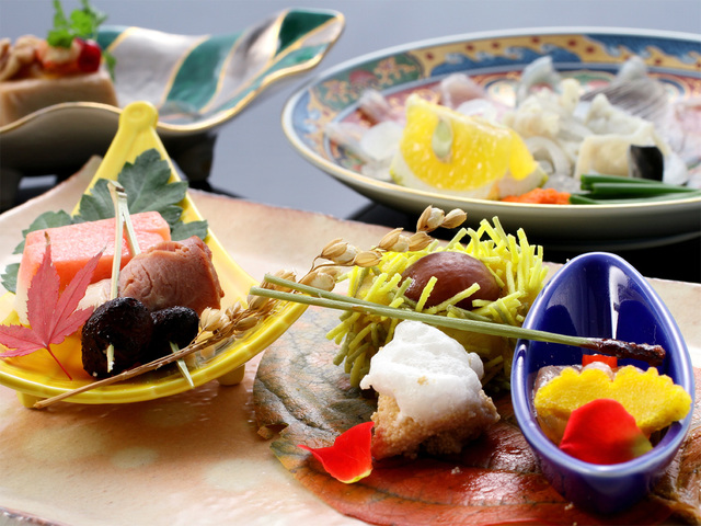 萩城三の丸　北門屋敷 【四季彩々・特選】食にこだわり。旬の地魚、ブランド牛「長萩和牛」、料理長厳選食材を食す特選味覚プラン
