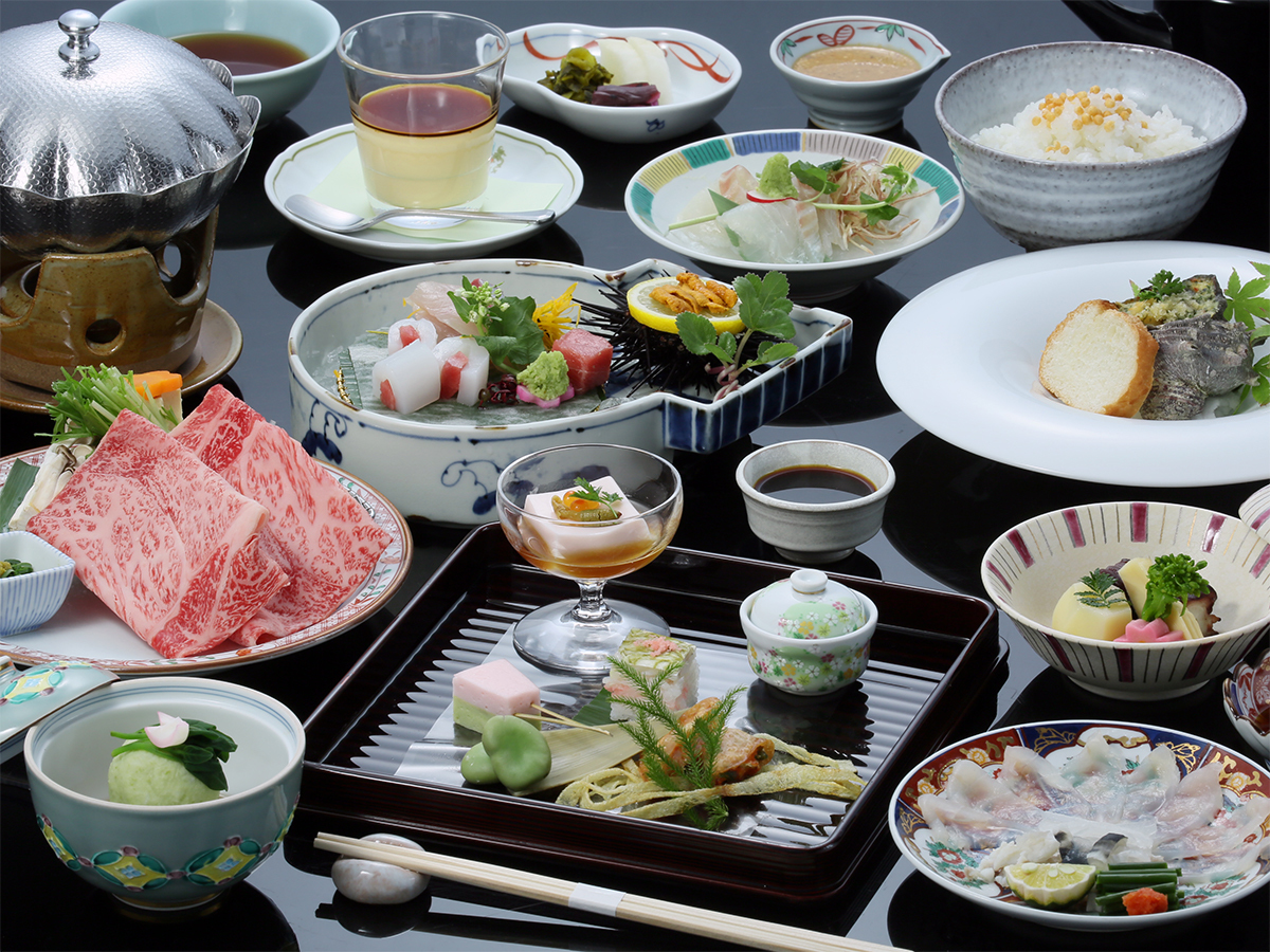 萩八景　雁嶋別荘 【四季旬彩・味覚】★★人気の萩・山海の食を堪能する味覚会席◆刻一刻と変わる萩八景の情景を愉しむ♪