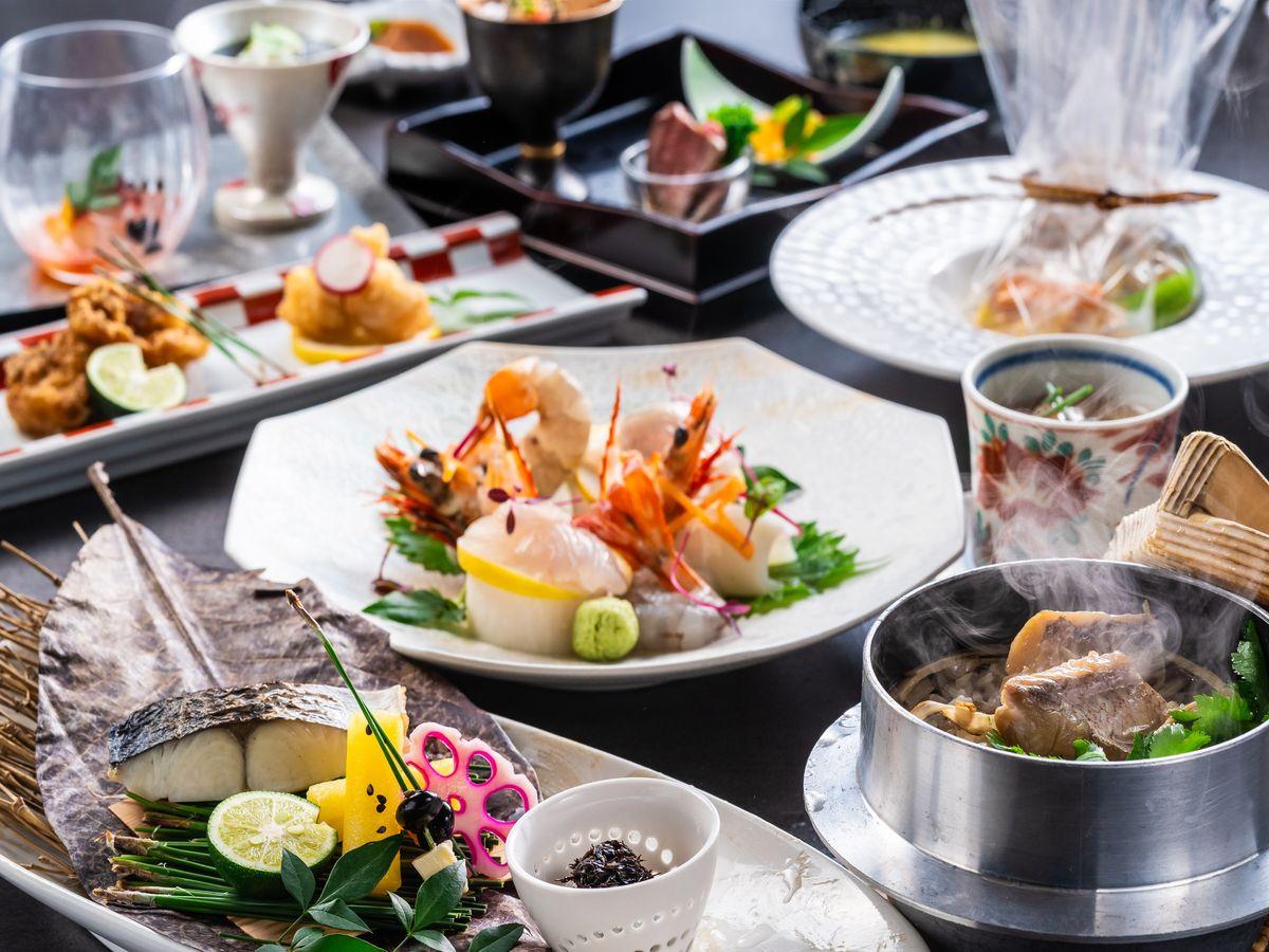 亀の井ホテル せとうち光 【土地の恵み会席】山口の味覚を堪能あれ