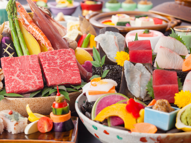 湯元こんぴら温泉華の湯紅梅亭 【基本会席】割烹ダイニング丸忠で堪能する山海の幸★