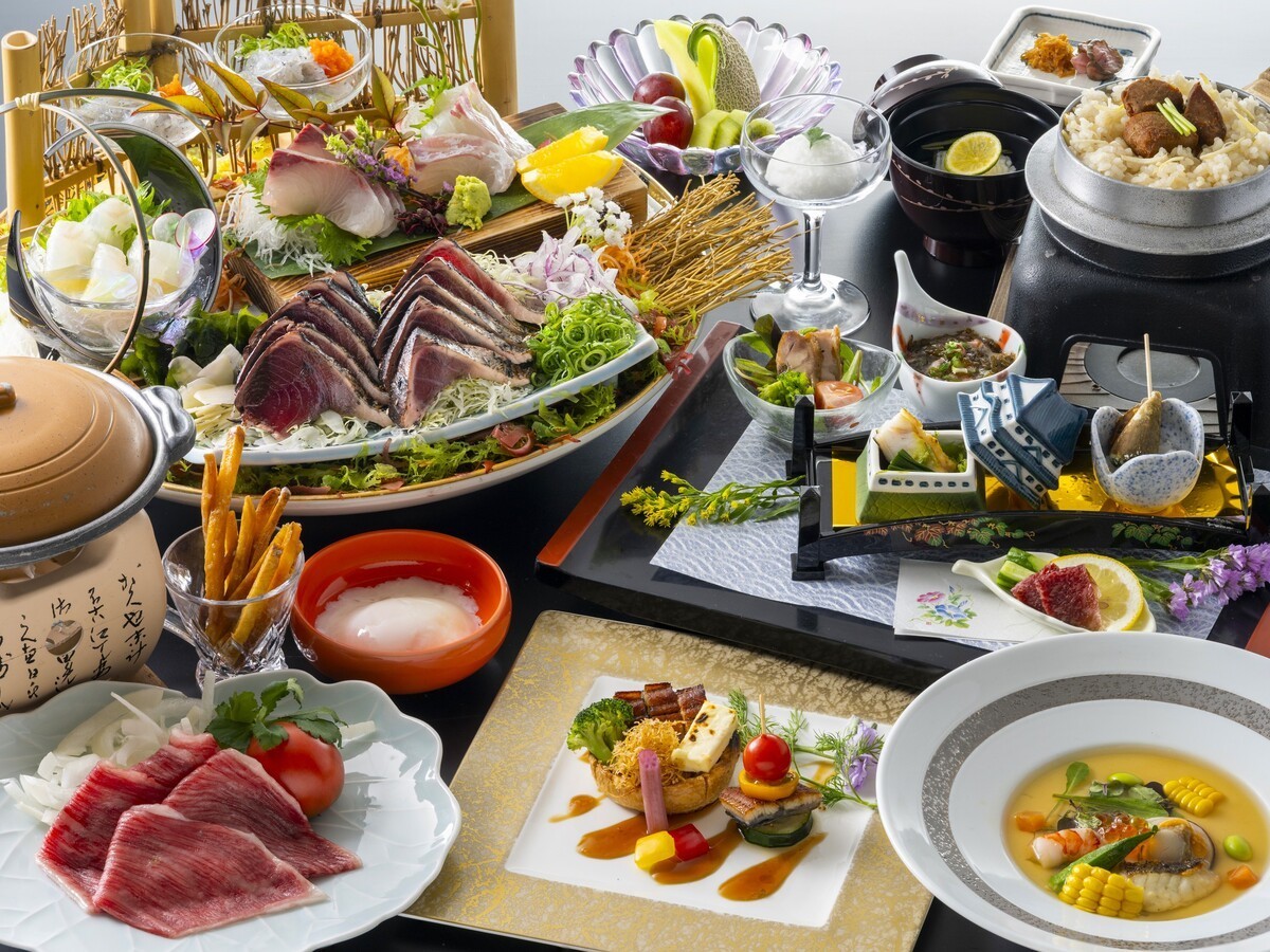 城西館 スタンダードプラン！皿鉢料理と土佐会席