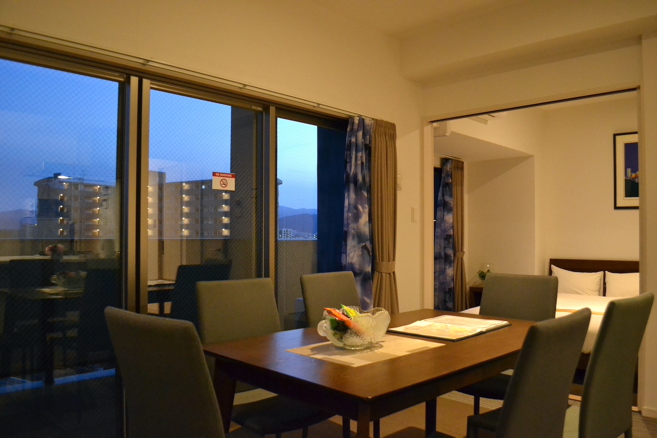 A.T.HOTEL HAKATA 【和む】駐車場確約プラン＜個室WiFi・キッチン＞※調理セットバイキングあり