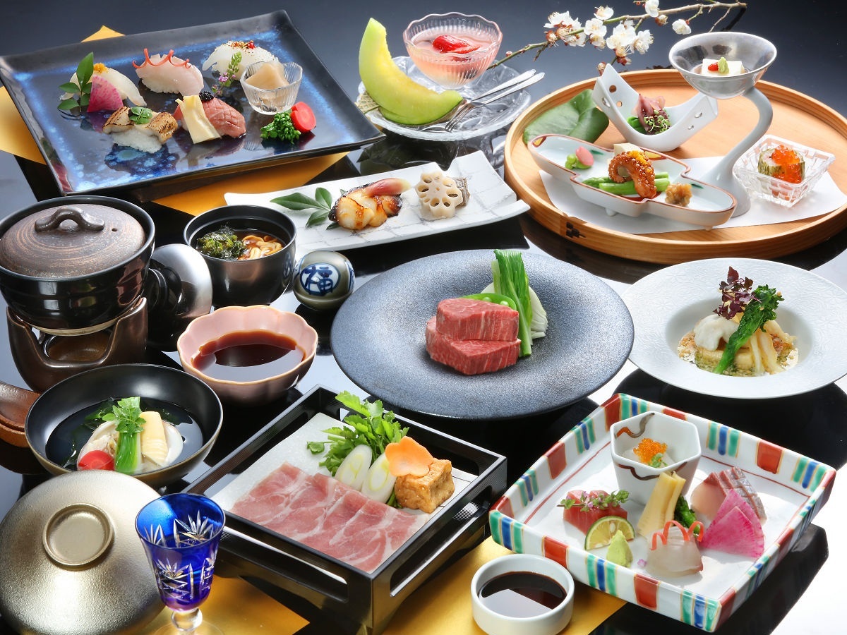泰泉閣 【黒毛和牛ステーキ・お寿司など／鶴翔会席】お料理重視の方へ、おなかもこころも贅沢に！（会場食）