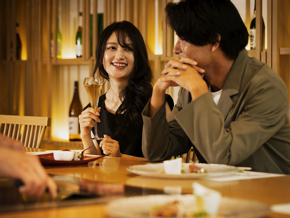 ガーデンテラス福岡 ホテル＆リゾート 【2食付】＜鉄板焼スペシャルディナー／20:00スタート＞銘牛2種に海鮮や野菜など地産の旨みを存分に