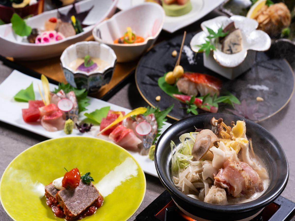 亀の井ホテル　玄界灘 【土地の恵み会席】迷ったらこのプランがオススメ！スタッフ一押し満足会席