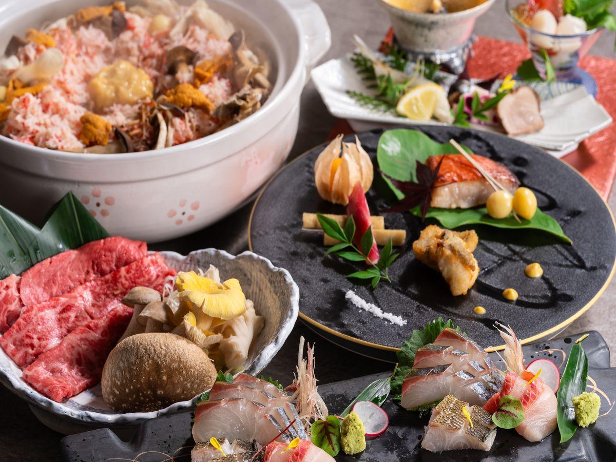 亀の井ホテル　玄界灘 【特別会席】季節を感じる食材をとことん味わう当宿自慢の贅沢会席