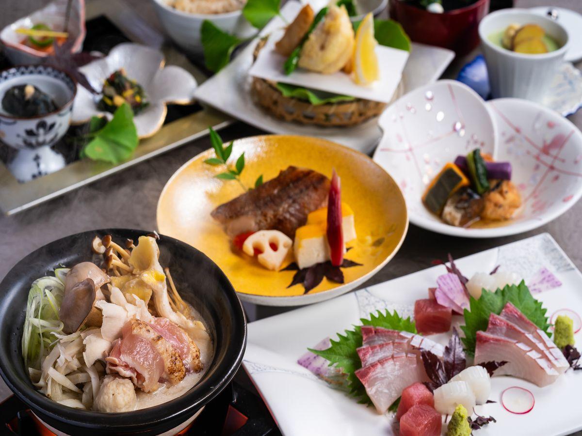亀の井ホテル　玄界灘 【季節の会席】旬を迎える美味しいものを少しずつ味わえるお手頃会席