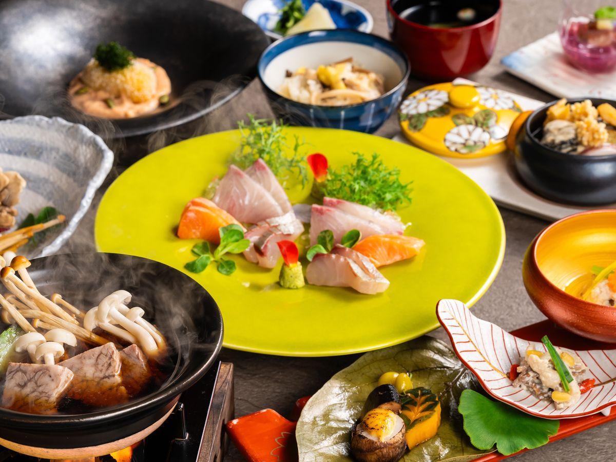 亀の井ホテル　玄界灘 ＜早期割28＞【土地の恵み会席】季節の食材でご用意する彩り鮮やか満足会席