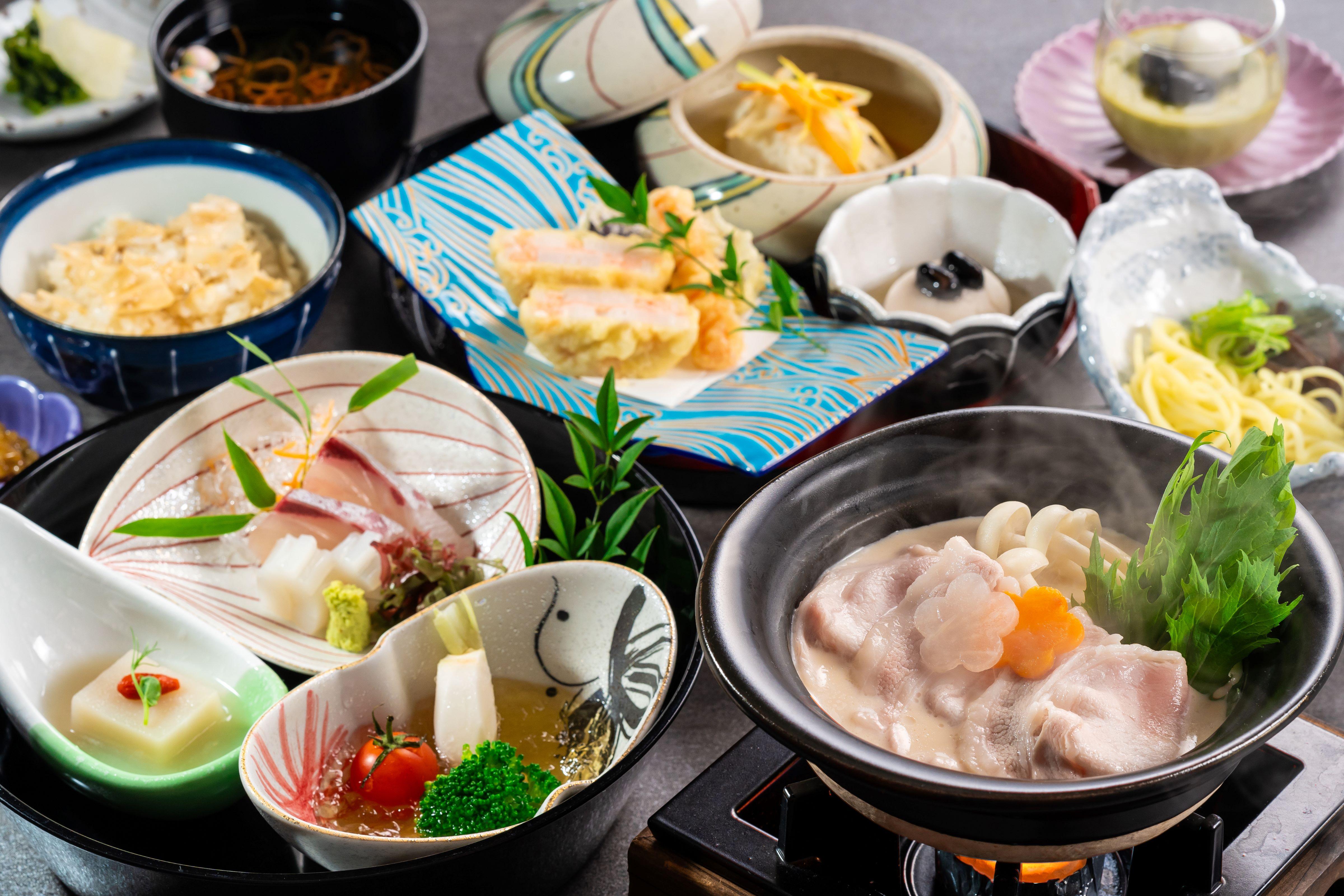 亀の井ホテル　玄界灘 【季節の会席】旬彩鍋と玄界灘の海幸を少しずつ愉しむ会席